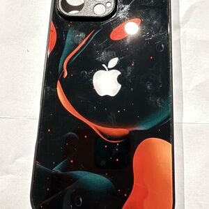 Apple iPhone Case - Black and Orange for 16PMax